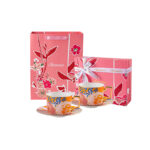 Fine Bone-China Tea Cup & Saucer Set 250 ml – The Taste of Summer - Image 7