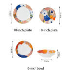 Fine Bone-China 3-Piece Dinner Set – The Taste of Summer - Image 6