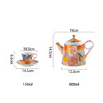 Fine Porcelain Tea Set 9 pcs – The Taste of Summer - Image 9