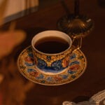Fine Bone-China Tea Cup & Saucer Set – 160 ml, 24K Gold Handle, Sevilla - Image 2