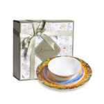 Fine Bone-China 3-Piece Dinner Set – Tulip Garden - Image 8