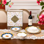 Fine Bone-China 6-Piece Dinner Set – Sevilla - Image 2