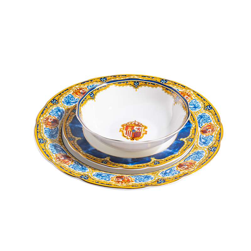 1 Fine Bone-China 6-Piece Dinner Set – Sevilla - Image 1