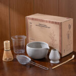 Matcha Whisk Set 6Pcs – Complete Ceramic Matcha Making & Gift Set for Tea Ceremony (Grey) - Image 8