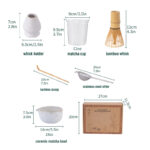 Matcha Whisk Set 6Pcs – Complete Ceramic Matcha Making & Gift Set for Tea Ceremony (Ivory) - Image 7
