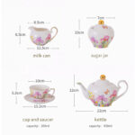SWEET SPRING 7-Piece Luxury Tea Set – Hand-Painted 24K Gold, Premium Gift Box & Bag - Image 8