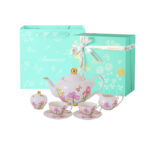 SWEET SPRING 7-Piece Luxury Tea Set – Hand-Painted 24K Gold, Premium Gift Box & Bag - Image 9