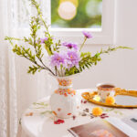 Luxury Porcelain Vase Gift Set – 3 Themes, 24K Gold-Trimmed, Gift box & Handbag Included - Blooming season - Image 2