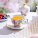 SWEET SPRING 7-Piece Luxury Tea Set – Hand-Painted 24K Gold, Premium Gift Box & Bag - Image 3