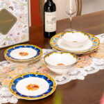 Fine Bone-China 6-Piece Dinner Set – Sevilla - Image 3