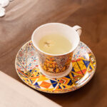 Fine Porcelain Tea Set  Coffee Set 9 pcs – Mediterranean Fantasy - Image 3