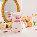 Luxury Porcelain Vase Gift Set – 3 Themes, 24K Gold-Trimmed, Gift box & Handbag Included - Dancing butterfly - Image 4