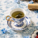 Fine Bone-China Tea Cup & Saucer – 230 ml, 24K Gold Handle, Gift Box - Image 4