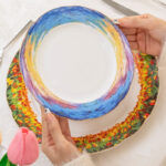 Fine Bone-China 3-Piece Dinner Set – Tulip Garden - Image 4