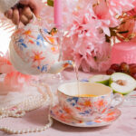 550 ml Bone China Teapot & 10 oz Cup Tea for One Gift Set- Maiden's dream - Image 4