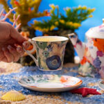 Fine Porcelain Tea Set 9 pcs – Secret Coral Land - Image 5
