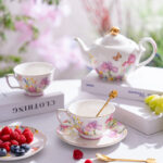 SWEET SPRING 7-Piece Luxury Tea Set – Hand-Painted 24K Gold, Premium Gift Box & Bag - Image 6