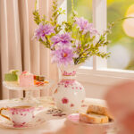 Luxury Porcelain Vase Gift Set – 3 Themes, 24K Gold-Trimmed, Gift box & Handbag Included - Dancing butterfly - Image 7