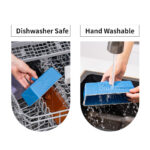 Butter Dish with Lid and Knife: Ceramic Butter Dish with Lid for Countertop, 8 Inch Butter Holder with Knob Handle, Durable Butter Keeper - Blue - Image 6