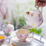 SWEET SPRING 7-Piece Luxury Tea Set – Hand-Painted 24K Gold, Premium Gift Box & Bag - Image 7