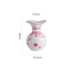Luxury Porcelain Vase Gift Set – 3 Themes, 24K Gold-Trimmed, Gift box & Handbag Included - Dancing butterfly - Image 8