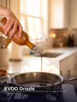 18oz Ceramic Vinegar Dispenser Bottle | Caramel Reactive Glaze | Auto-Pour Gravity Spout | Wholesale OEM - Image 11