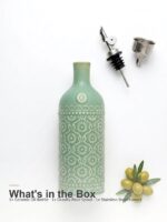 18oz Ceramic Oil Dispenser Bottle | Sage Green Reactive Glaze | Auto-Pour Gravity Spout | Wholesale OEM - Image 6
